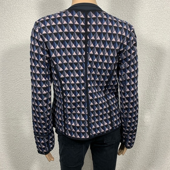 Anthropologie Hei Hei Vala Quilted Boxy Blazer Jacket Womens S Academia - Picture 6 of 8